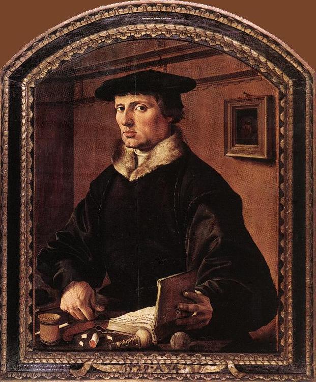 Maerten van heemskerck Portrait of Pieter Bicker Gerritsz. Norge oil painting art